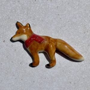 キツネの箸置き(ブローチ可)