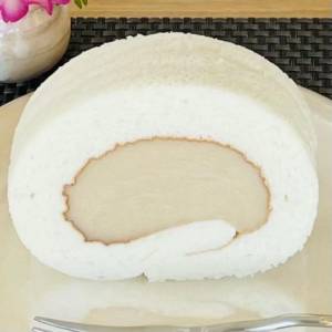 米粉のオーガニック大豆クリームロールケーキ
