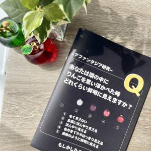 あなたは頭の中にりんごを思い浮かべた時どれくらい鮮明に見えますか？（手作りエッセイ本）