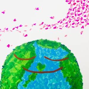 テラだって桜がだーいすき