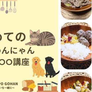 はじめての手作りわんこ・にゃんこご飯　　　　　　Zoom講座