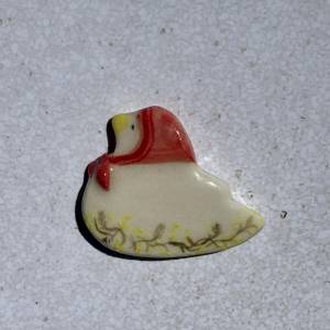 アヒルの箸置き(ブローチ可)