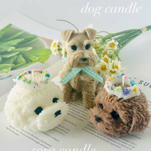 犬のキャンドル